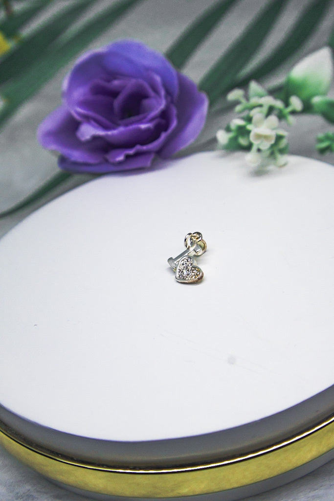 Pingente I Love Coração Cravejado