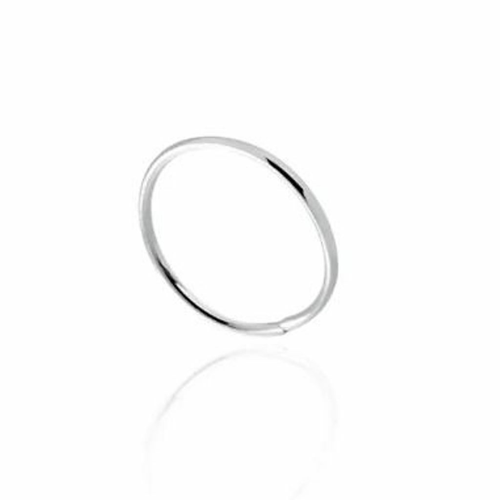 Piercing prata 925 de furo Argolinha Lisa 8,7mm