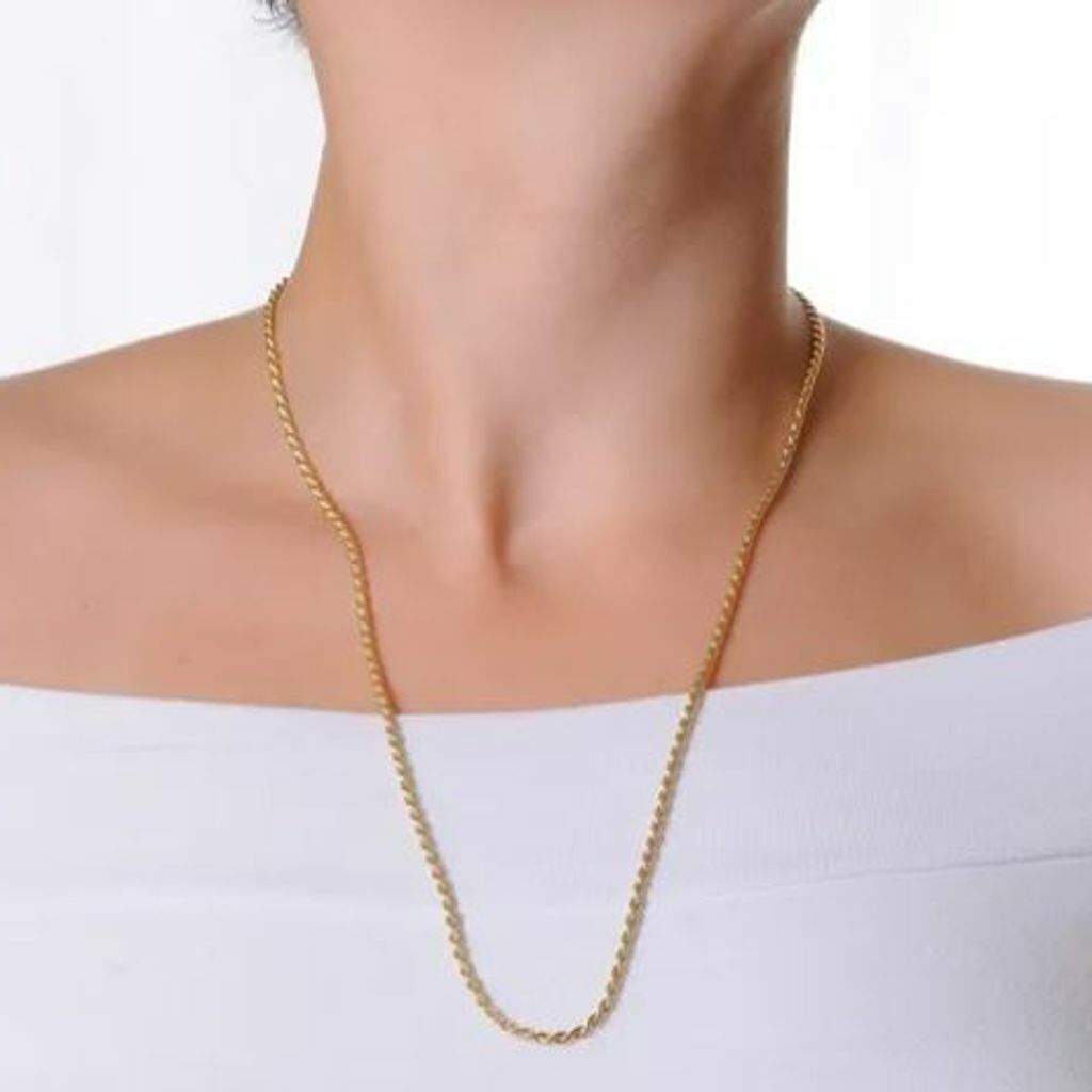 Corrente Cordão Baiano Semi Jóia Ouro