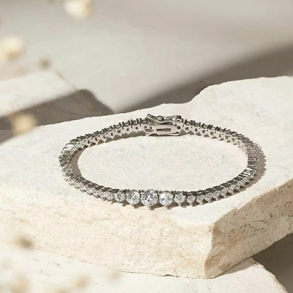 Pulseira Riviera Zircônias Prata 925 - Swarovski