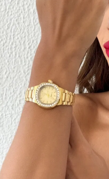 Relógio Folheado a Ouro 18k Lorena