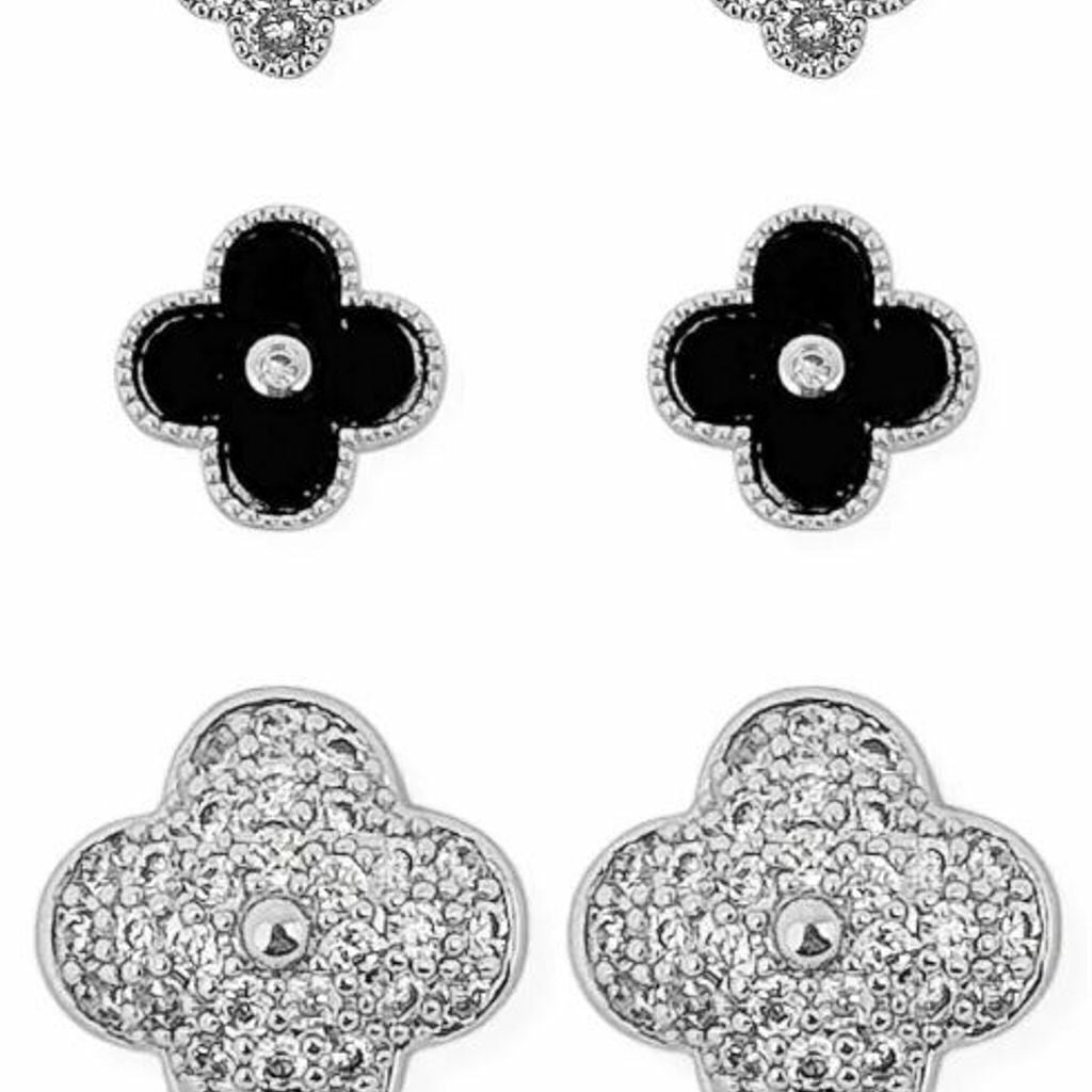 Brinco Trio VG Resinado e Cravejado Semi Jóia