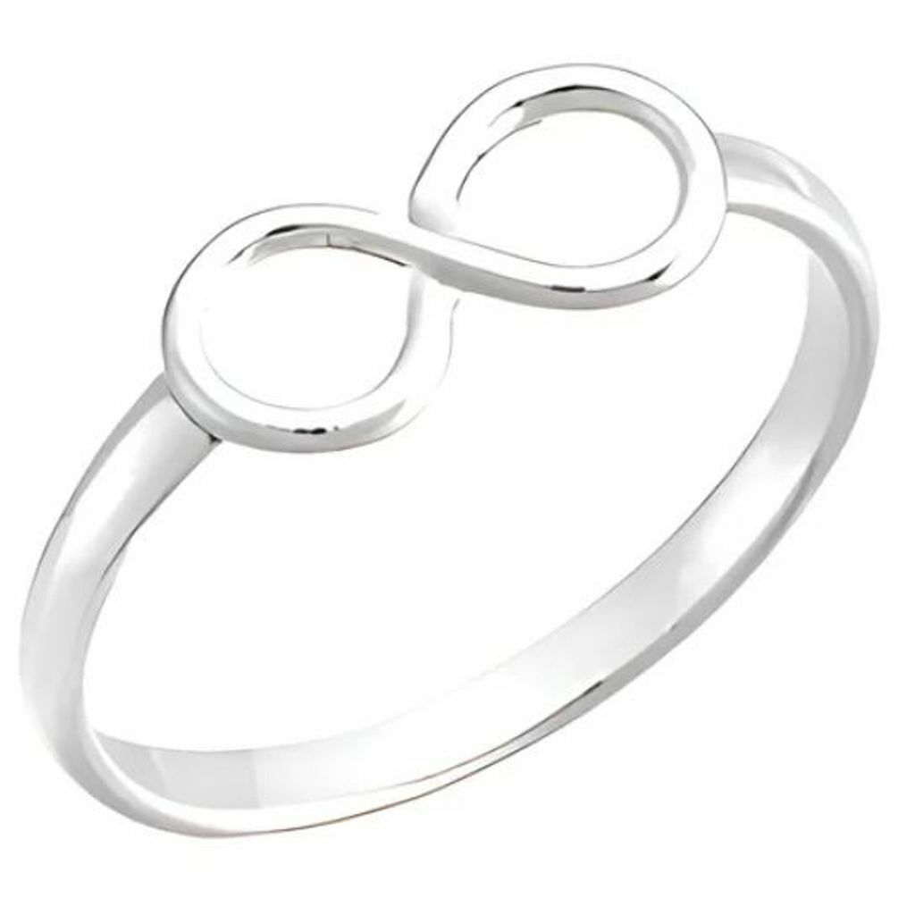 Anel Falange Infinito Vazado Prata 925