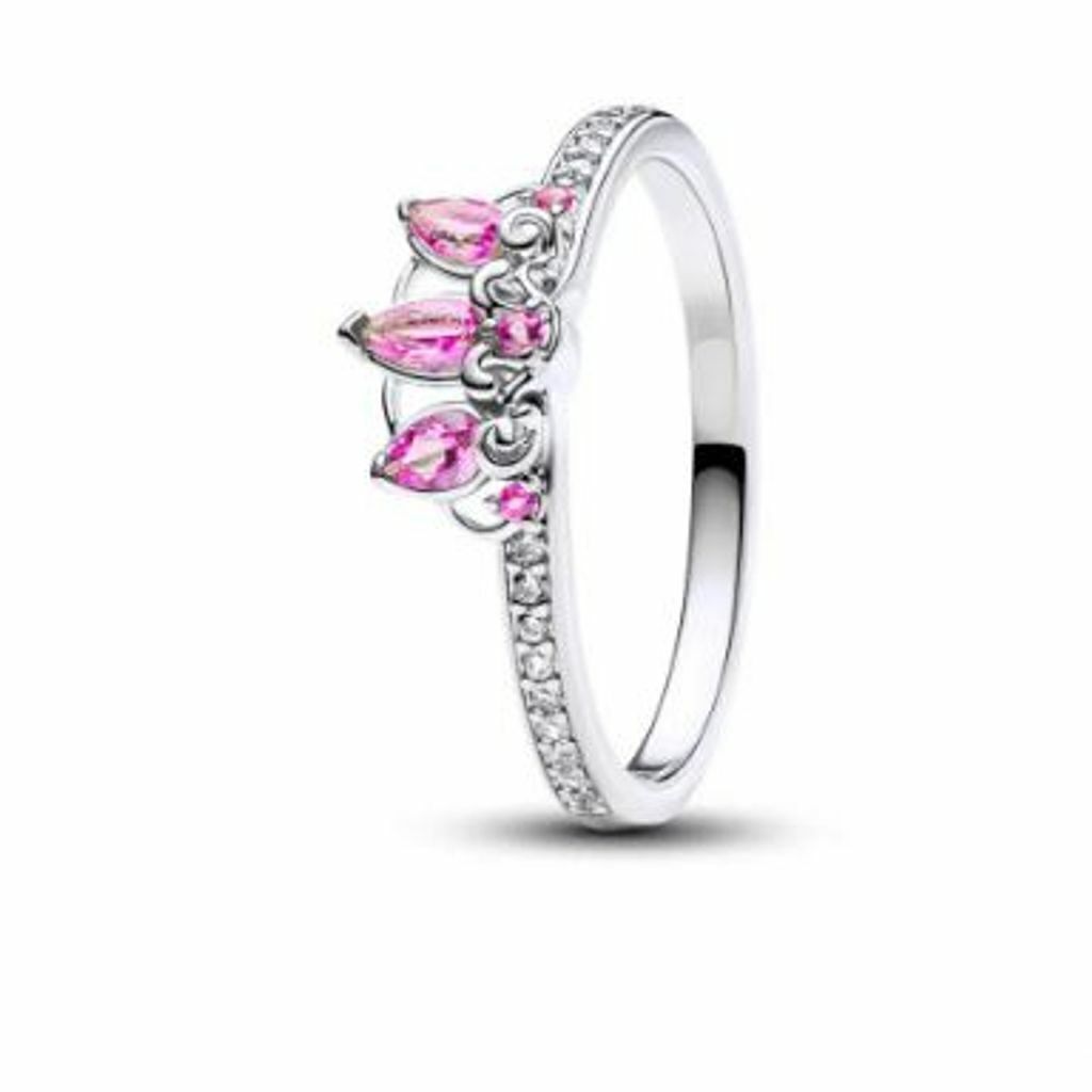 Anel de prata 925 princesa rapunzel